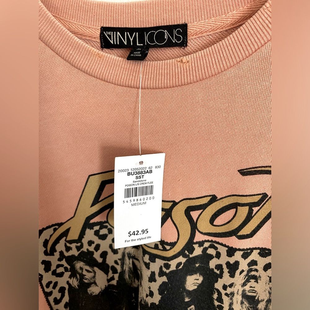 Vinyl Icons Long Sleeve Poison Sweatshirt